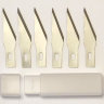 Сменные лезвия для ножа-скальпеля, 6 шт. в пластиковой упаковке