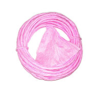Круглая бумажная веревочка № 02: цвет Розовый, 5 метров