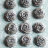 Бумажные цветы "Розочки", цвет серебряный, 20 мм, 15 шт., арт. QS-R-006M