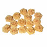Бумажные цветы "Розочки", цвет светло-абрикосовый, диаметр 20 мм, 15 шт., арт. QS-R-017