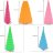 Набор геометрических форм Quilling Tool Tower для фигурной намотки, 5 шт., арт. AL-PQB-01