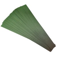 Бумага для квиллинга, градиент зелёный-коричневый, ширина 30 мм, 25 полос, 120 гр., артикул GR0830295