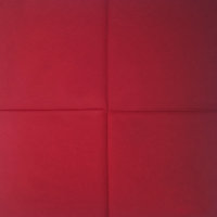 Салфетка для декупажа "Однотонная - Клубника", квадрат, размер 33х33 см, 2 слоя