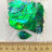 Пайетки голографические зеленые "Листья", 14х25мм, арт. COL-SF02-22