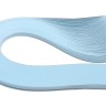 Бумага для квиллинга 01-01, голубой лед, пастельный, ширина 1.5 мм, 100 полос, 160 гр.