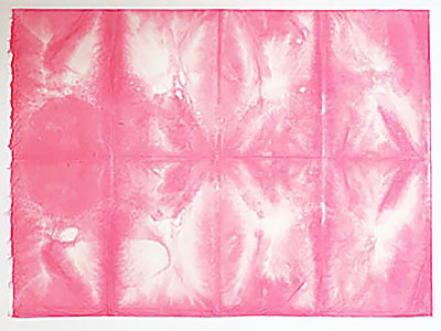 Корейская бумага ханди ручной выделки, микс светло розово-белый, лист А4, арт. 7004 лист формата А4+ (светло розово-белый), плотность 70гр., (используется для листьев, фона, перьев, объемных цветов).