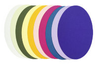 Вырубки картонные, большие овалы (разноцветный микс), CC-OL-1