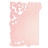 Фигурные бумажные вырубки "Кружевная салфетка-4", пастельный розовый, 13,5х9 см, 4 шт., арт. QS-LR0405-10