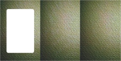 Большие открытки 3 шт., вырубка ПРЯМОУГОЛЬНИК, фетр цвет оливковый, размер при сложении 155х205мм Открытки с тройным сложением (размер при сложении 155х205мм, в развороте 205х460мм), 260гр., 3 шт. С тиснением фетр (тонкая полоска)