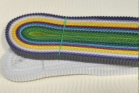 Набор разноцветных гофро-полосок  МИКС 3606, 36 полос, 10х550 мм