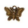 Шарм-подвеска бронзовая "Мини-бабочка-3", 1 шт., 15х18 мм, арт. AL-BJI-6530BS