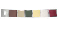 Вырубки картонные, мини квадраты (разноцветный фетр микс), 6 в 1, CC-XS-6F