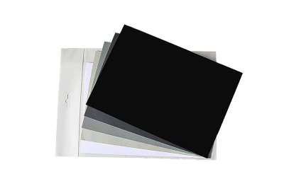 Листовая бумага для крупных элементов №24, 105х148мм, плотность бумаги 130 гр. черно-серый микс, 5 черно-серых тонов по 3 листа каждого тона, 15 листов, 105х148 мм, 130 гр.