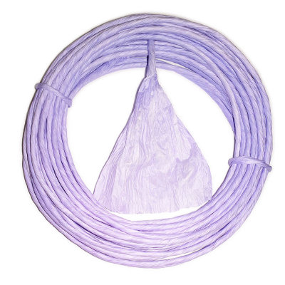Круглая бумажная веревочка № 11: цвет Сиреневый, 10 метров Twistart бумажная лента, 10 см (в раскрутке) х 10 м