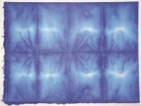 Корейская бумага ханди ручной выделки, микс темно-фиолетовый белый, лист А4+, арт. 7066