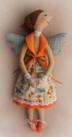 Набор для изготовления текстильной игрушки 34 см "Angel's Story" арт.A010 Ваниль
