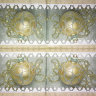 Салфетка для декупажа "Золотые шары-2", квадрат, размер 33х33 см, 3 слоя