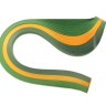 Корейская бумага для квиллинга микс 13 зелено-желтый: L64, N58, G64, 2мм, 116 гр