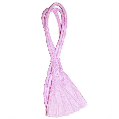Круглая бумажная веревочка № 02: цвет Розовый, 1 метр Twistart бумажная лента, 10 см (в раскрутке) х 1 м