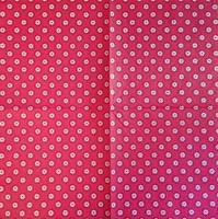 Салфетка для декупажа "Цветочный узор на красном", 33х33 см, 3 слоя, арт. SDL-POLMAK008