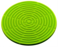 Круглый силиконовый коврик, зеленый