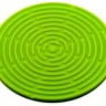 Круглый силиконовый коврик, зеленый