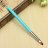 Инструмент для эмбоссинга с кистью, 2 в 1, голубая пластиковая ручка, арт. AL-11264