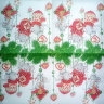 Салфетка для декупажа "Мышки в красных варежках", 33х33 см, 2 слоя, арт. SDL-BON005