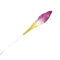 Лепестки глориозы розово-желтые (на проволоке), 9х3 см, 6 шт., арт.TLND-025