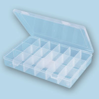 Коробка пластиковая, прямоугольная, от 3 до 18 секций, GA-OM-063