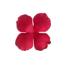 Лепестки розы красные, 7х7 см, 9 шт.(4-х лепестковые), арт.TLND-007