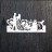 Фигурная бумажная вырубка "Жених и невеста и свадебные атрибуты", 1 шт., цвет белый или по запросу, 10х5 см, арт. SHV-011