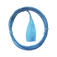 Плоская бумажная веревочка № 10: цвет Голубой, 5 метров