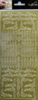 Наклейки "Бордюры, углы" / Золото A-P-1899-G