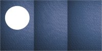 Большие открытки 3 шт., вырубка КРУГ, фетр цвет темно синий, размер при сложении 155х205мм