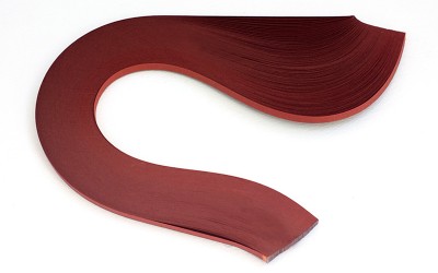 Бумага для квиллинга, красно-коричневый, ширина 10 мм, 150 полос, 130 гр 150 одноцветных полосок (10х300мм), 130 гр