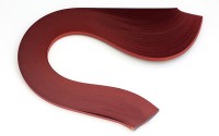Бумага для квиллинга, красно-коричневый, ширина 15 мм, 150 полос, 130 гр