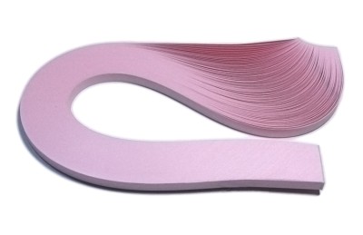 Бумага для квиллинга 01-07, розовый фламинго,  ширина 2 мм, 100 полос, 160 гр. 100 одноцветных светло-розовых полосок для квиллинга (2х300мм), 160 гр.