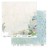 Бумага для скрапбукинга "Гортензия-6", 1 двусторонний лист 30,5х30,5 см, 190г.,  PSR190903-6