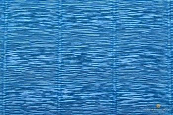 Крепированная бумага в рулоне (50х250см, 180гр.), цвет 557 синий Крепированная бумага в рулоне (50х250см, 180гр.), цвет 557 синий