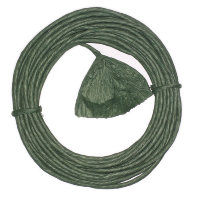 Круглая бумажная веревочка № 08: цвет Зеленый, 10 метров