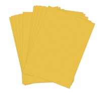 Цветная блестящая бумага ЯРКОЕ ЗОЛОТО, А4+, 10 шт., 120г/м3, артикул 8913