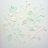Фигурные бумажные вырубки "Травянистые растения-3" ванильно-зеленые, 10 шт., арт. QS-A-08014-VG