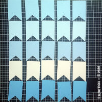 Дырокольные бумажные вырубки "Флаги" голубой микс, 42х27мм, 25 шт., арт. QS-120-313-02
