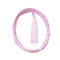 Плоская бумажная веревочка № 02: цвет Розовый, 5 метров
