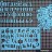 Фигурные бумажные вырубки "Алфавит. Прописные буквы" синий, 11мм, арт. QS-A11BL