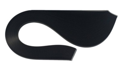 Корейская бумага для квиллинга, N-01, ширина 47 мм, 25 полос, плотность 116 гр. В одном наборе содержится 25 черных одноцветных полосок корейской бумаги для квиллинга  (47х270мм), плотность бумаги 116 гр.