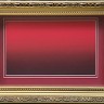 Глубокая рамка 3D - для квиллинга и объемных работ, горизонтальная, багет золотой, фон градиентный красный, 35х25х3см, арт. 992925251