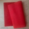 Корейская бумага ханди ручной выделки, красная волокнистая, лист 47х32 см (А3+), арт. PHRE