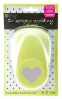 Дырокол фигурный 6.3 см. №23 - сердце, JCDZ-125-023